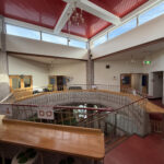 実習生が食事をする２階ホール